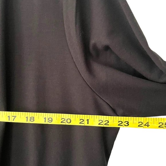 Calvin Klein Black Stretch Top Coat PXL Work Wear - Picture 5 of 7